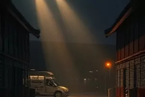 《纸飞机航线》封面，天台上飞向天空的白色纸飞机
